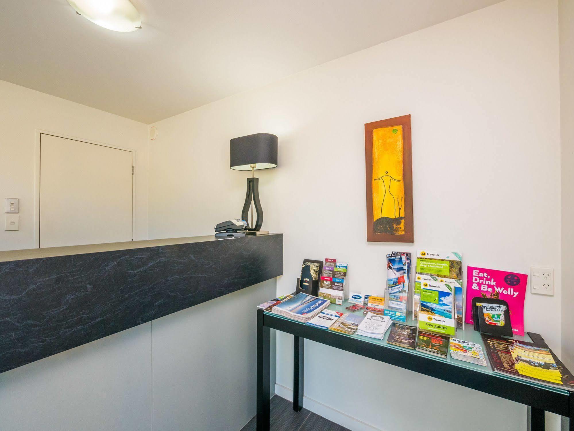 Bellano Motel Suites ไครสต์เชิร์ช ภายนอก รูปภาพ Reception